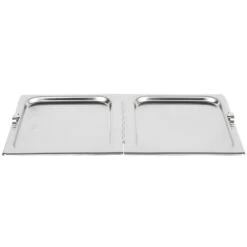 Vollrath® 77430 Full Size Stainless Steel Flat Hinged Cover