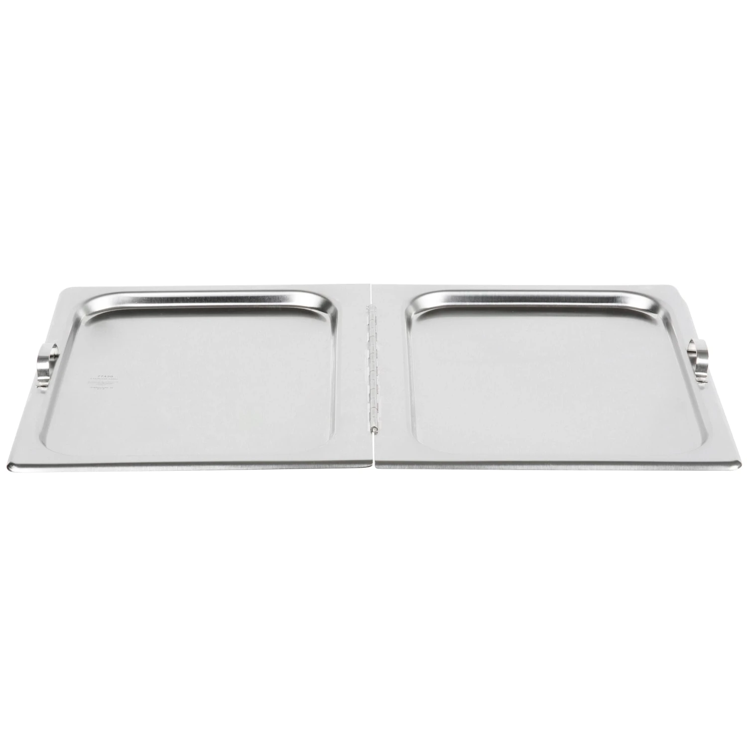 Vollrath® 77430 Full Size Stainless Steel Flat Hinged Cover