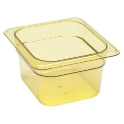 Cambro® 64HP150 Amber High Heat 1/6 Size X 4" Deep Food Pan