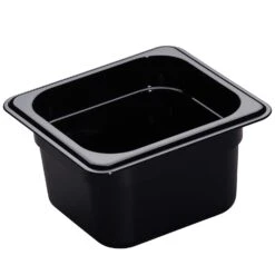 Cambro® 64HP110 Black High Heat 1/6 Size X 4" D Food Pan