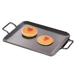 American Metalcraft GS16 Half Size 16 In Wrought Iron Griddle W/ Stand