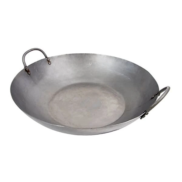 Town Food Service 34804 14" Cantonese Flat Bottom Wok
