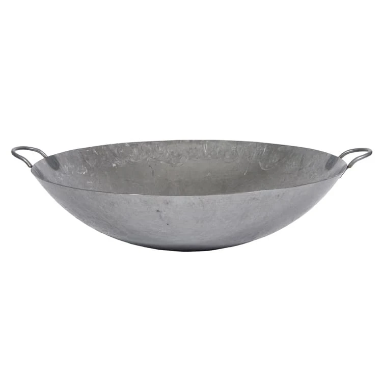 Town Food Service 34728 28" Hand Hammered Cantonese Wok
