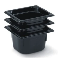 Vollrath 9064420 Super Pan® Black 1/6 Size X 4" D Food Pan