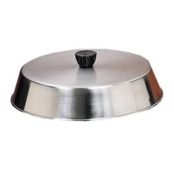 American Metalcraft BA640S S/S 6-1/2" Round Basting Cover W/ Knob