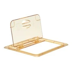 Cambro 20HPL Transparent High Heat FlipLid For 1/2 Size Food Pan