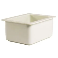 Cambro 26CF148 ColdFest White Half Size 6" H Cold Food Pan