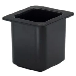 Cambro 66CF110 ColdFest Black 1/6 Size 6" H Cold Food Pan