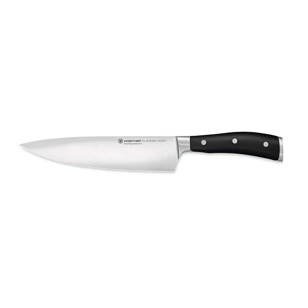 Wusthof 4596-7/20 Classic Ikon Carbon S/S Cream 8" Cook's Knife