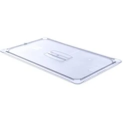 Carlisle 10210U07 StorPlus Clear Full-Size Handled Food Pan Lid