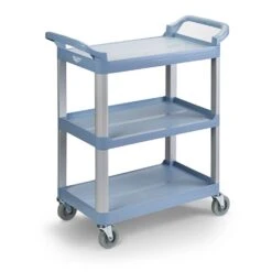 Vollrath® 97004 Blue-Gray Multi-Purpose 33 X 16-13/16 X 37 Plastic Cart