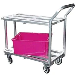 Kelmax 4H1468 Aluminum HD Channel 1200 Lb. Stocking / Utility Cart
