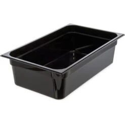 Carlisle 10202B03 StorPlus Black Full Size X 6"D Food Pan