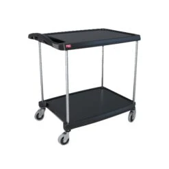 Metro MY2030-24BL MyCart BC Series Black 20 X30" 2-Shelf Cart
