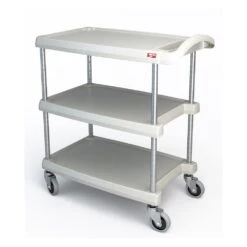 Metro MY1627-34G MyCart BC Series Gray16 X 27" 3-Shelf Cart