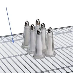 Metro 1836CI-4 Super Erecta Clear 18" X 36" Shelf Inlay - 4 / PK