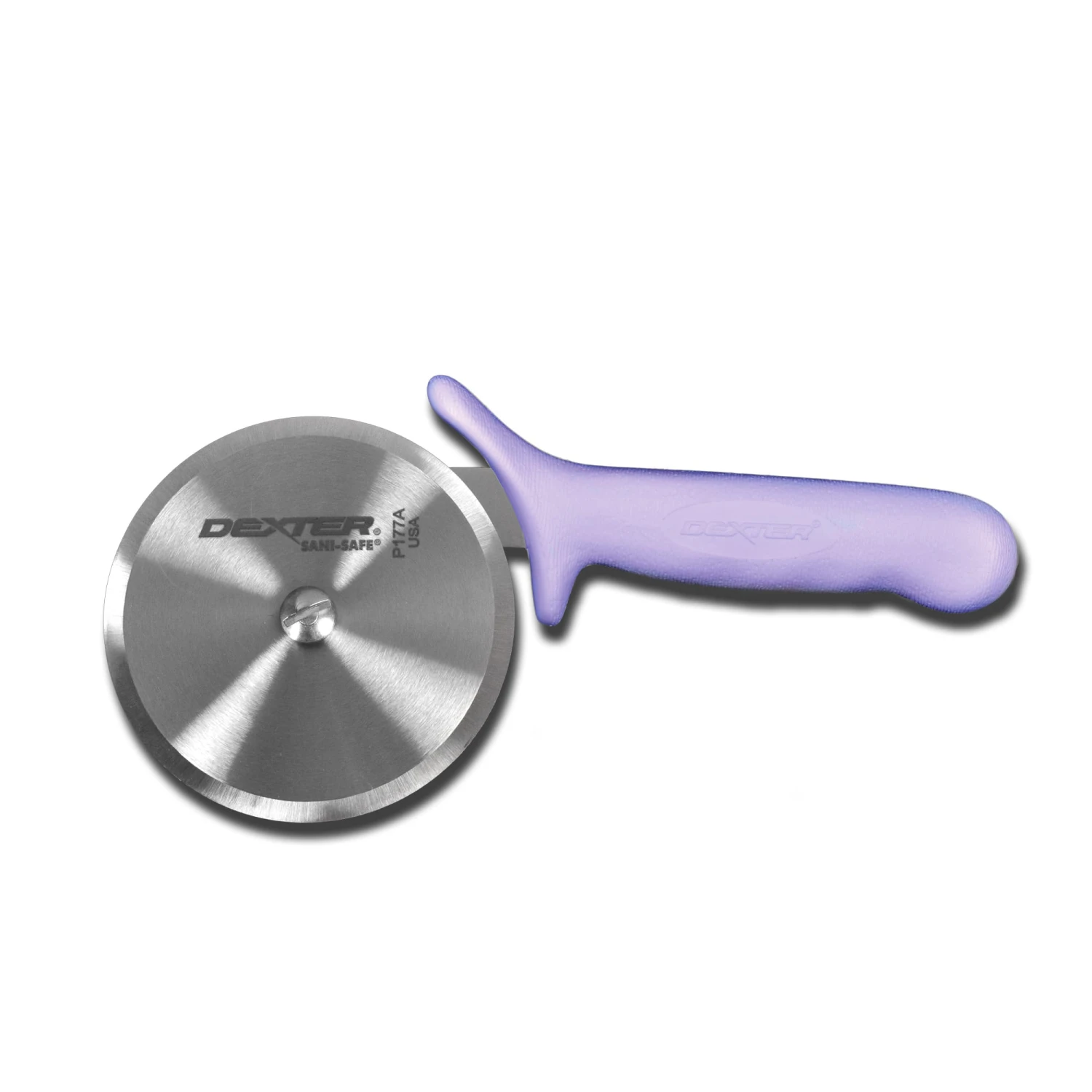 Dexter Russell P177AP-PCP 4" Pizza Cutter With Purple Handle