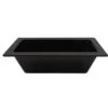 TableCraft CW4056BK Black 1/3 Size X 4" D Food Pan