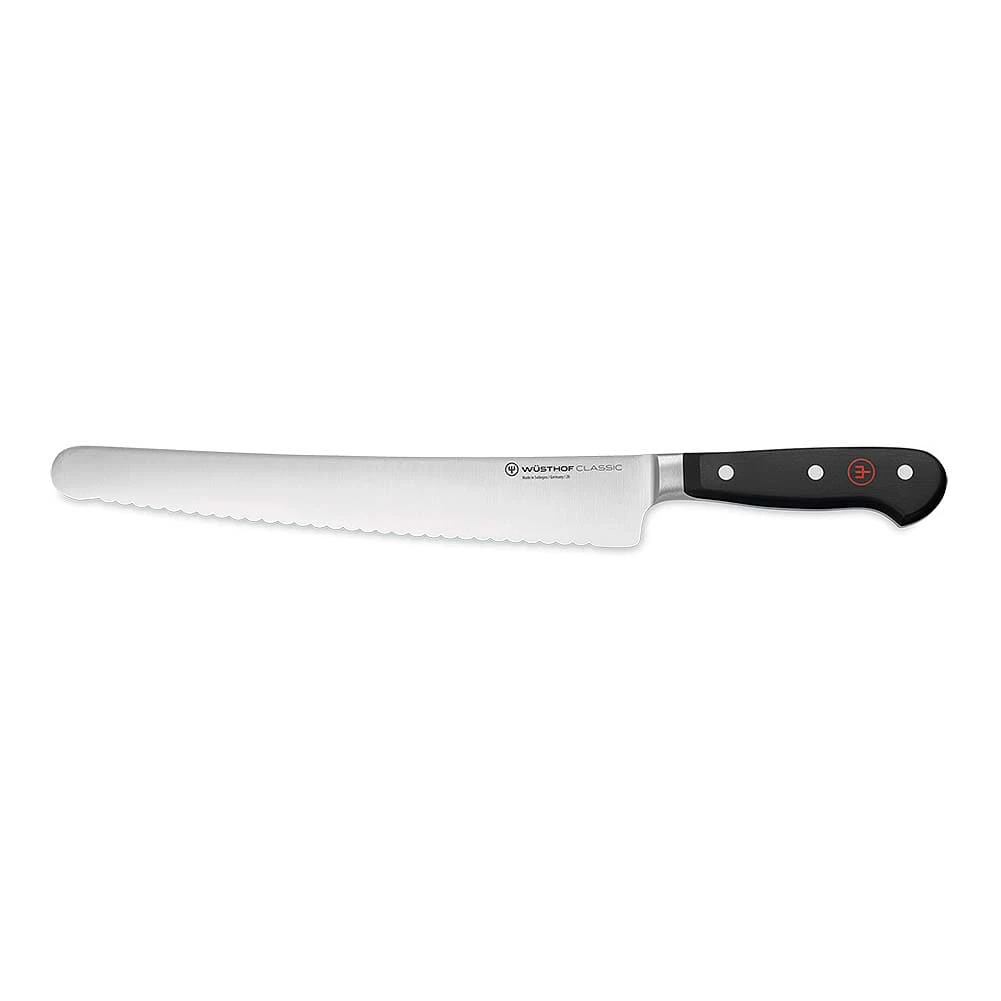 Wusthof 4532-7 Classic Carbon S/S Wavy Edge 10" Slicer Knife