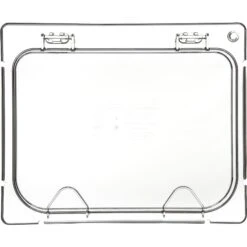 Carlisle CM10238Z07 EZ Access Clear 1/2 Size Lid