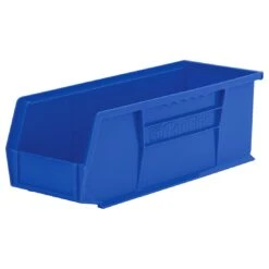 Metro MB30234B Blue 14.75" X 5.5" Stacking Supply Bin