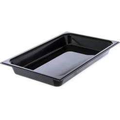Carlisle 10200B03 Black Full Size X 2.5" D Food Pan