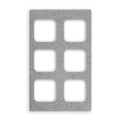 Vollrath 8244324 Miramar Gray Full Size Template For (6) 40003 Pans