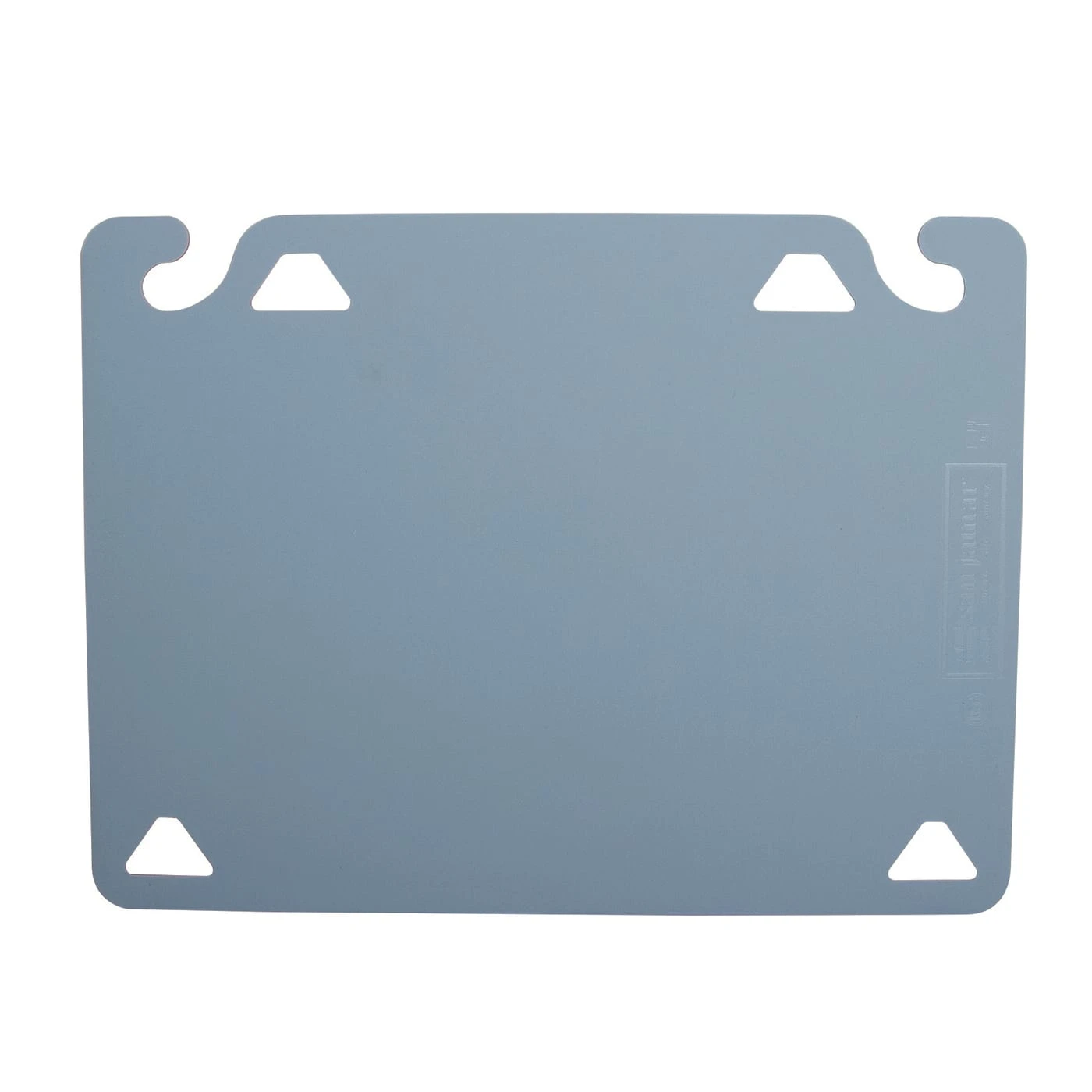 CARLISLE San Jamar CBQGSC1218BL 12 X 18 Blue QuadGrip Cutting Board - 2 / PK