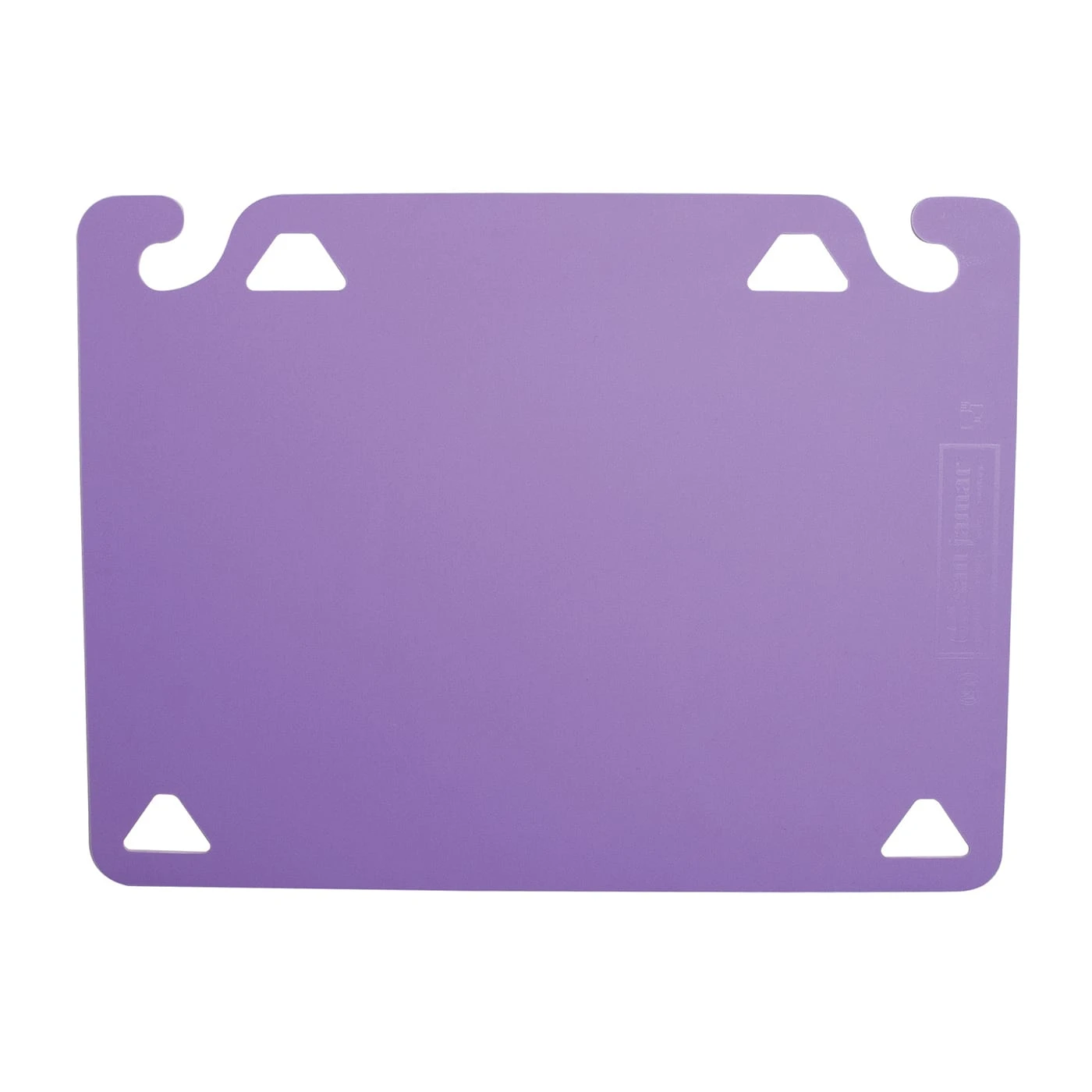 CARLISLE San Jamar CBQGSC1218PR 12 X 18 Purple QuadGrip Cutting Board - 2 / PK