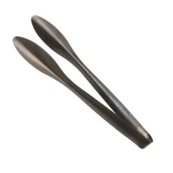 American Metalcraft BLHT1 Black Hammered 9" Serving Tong