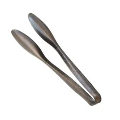 American Metalcraft BLHT2 Black Hammered 11-3/4" Serving Tong