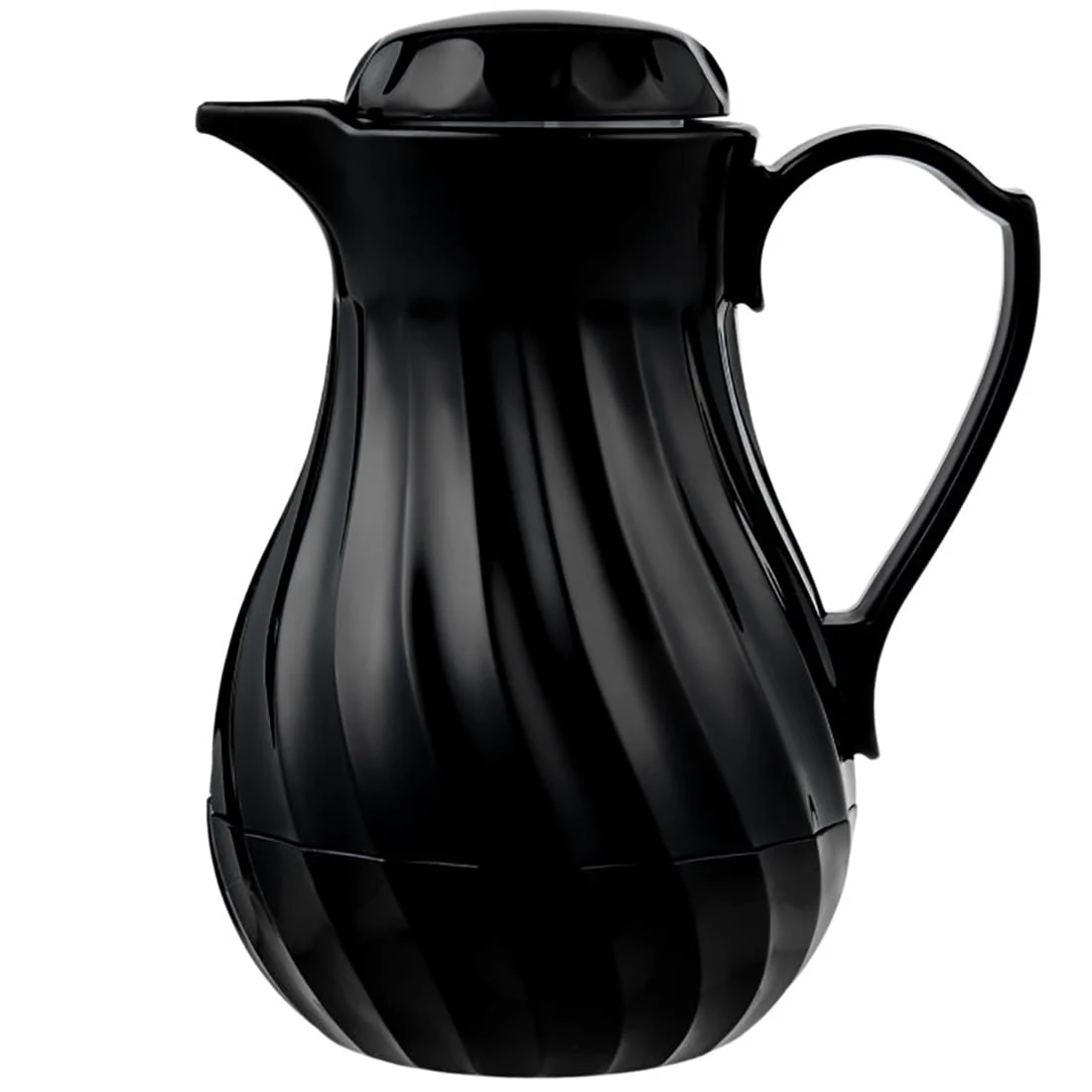 Vollrath 52122 SwirlServe® Black 10 Ounce Beverage Server