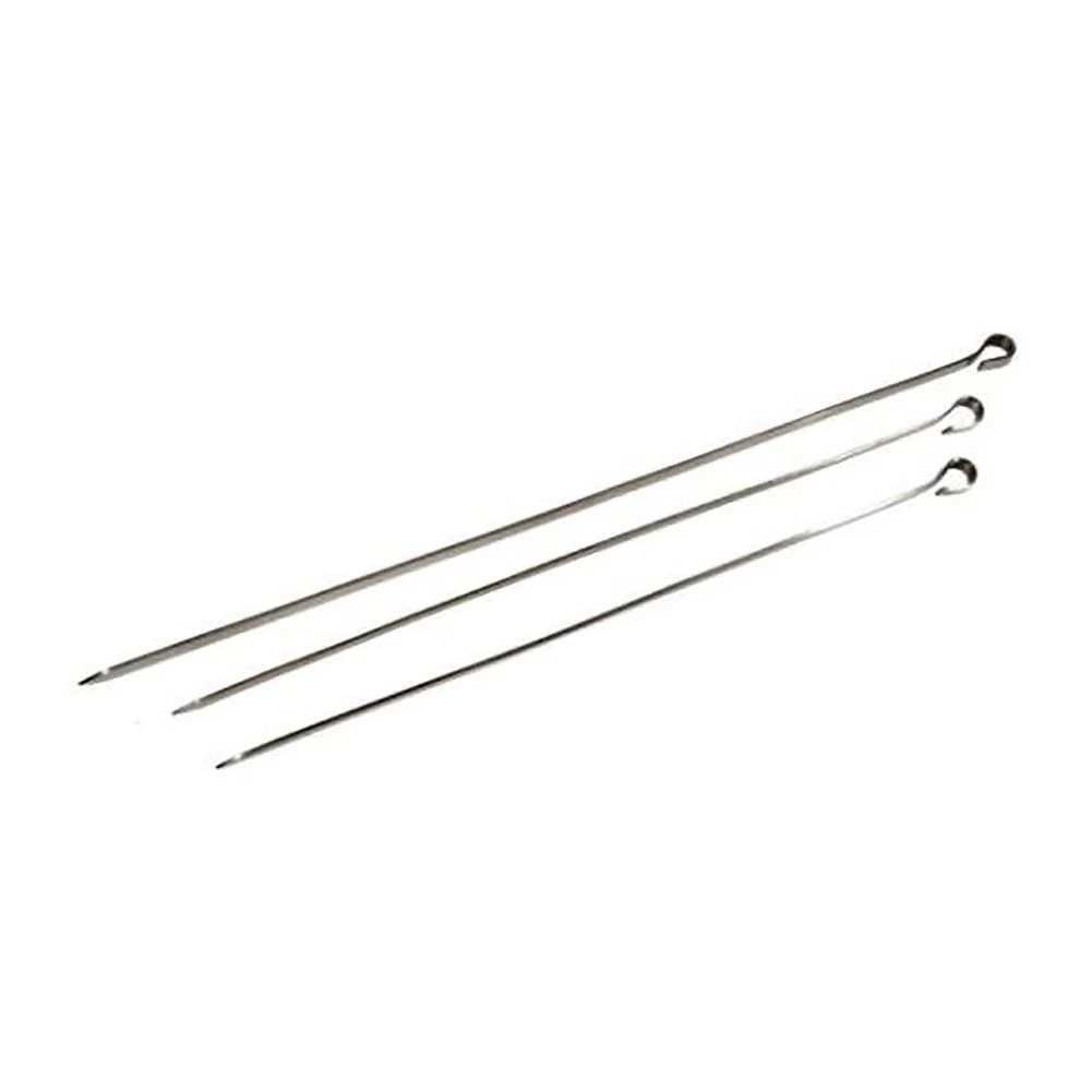 Town Food Service 22818/DZ S/S Ring End 18" Kabob Skewer - Dozen