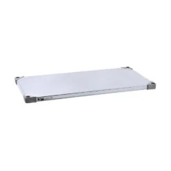 Metro 2472FG Galvanized 72" X 24" Solid Shelf With Ships Edge
