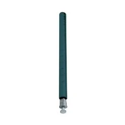 Quantum Storage P74PX Green Epoxy 74" Post With Pre-Inserted Leveler