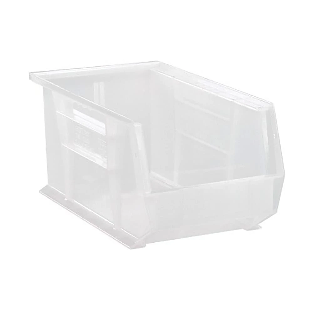 Quantum Storage Systems QUS240CL Clear 14-3/4" X 8-1/4" X 7" Stack Bin