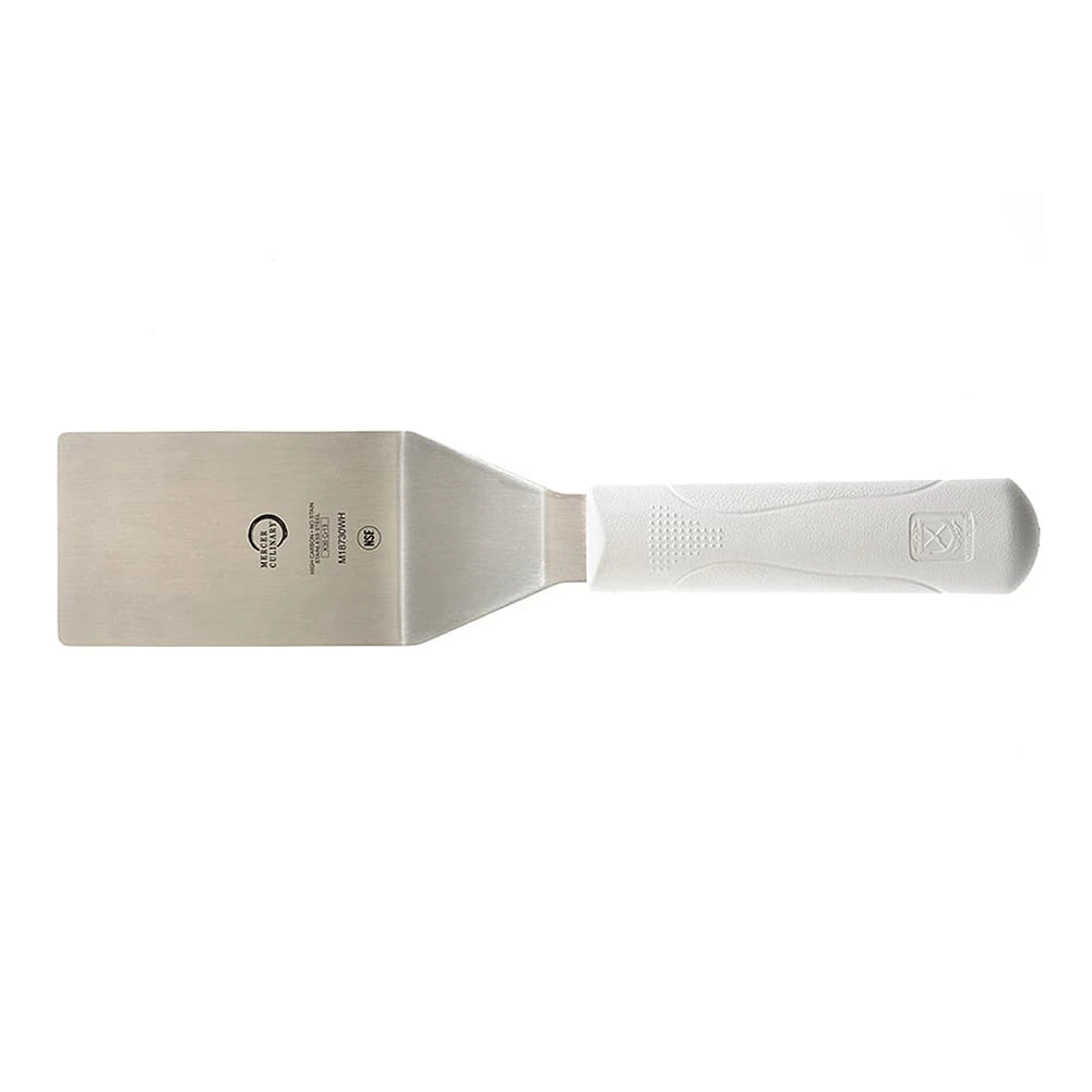 Mercer Culinary M18730WH Millennia® White 4" X 2.5" Square Edge Turner