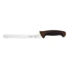 Mercer M22418BR Brown Wavy Edge Offset 8" Bread Knife