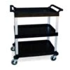 Lakeside 2500 Plastic 3-Shelf Utility Cart