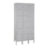 U-Line Corp H-4809GR Gray 12"D X 36"W 3 Wide 6-Tier Lockers