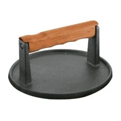 Chef-Master 06681Y Mr. BAR-B-Q Cast Iron Meat Press - 4 / CS