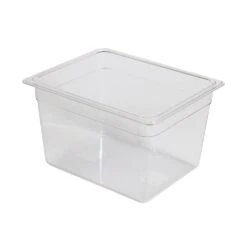 Darling Food Service Clear 1/2 Size X 8"D Food Pan