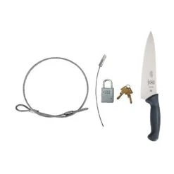 Mercer Culinary M422608BH60 8" Chef's Knife Kit W/ 60" Leash
