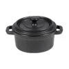 Vertex China OB-CP4 Obsidian 6 Ounce Casserole Pot With Lid - 12 / CS