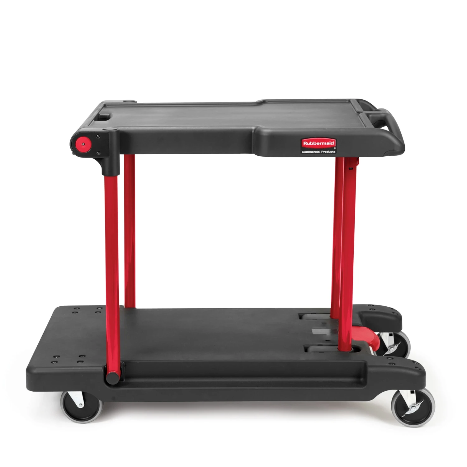 Rubbermaid FG430000BLA Black 45" Convertible Utility Cart