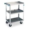 Lakeside® 322 Stainless Steel 300 Lb Capacity 3-Shelf Cart