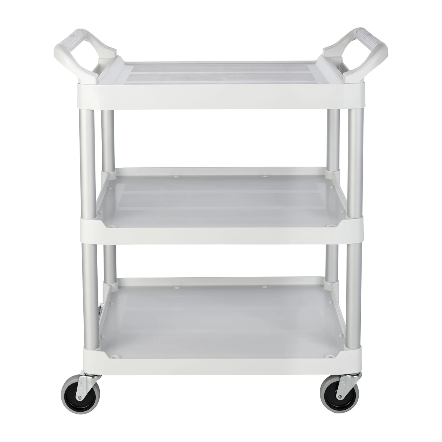 Rubbermaid FG342488O 3-Shelf Utility Cart With Swivel Casters