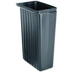 Cambro BC11TC110 Black 11 Gal. Trash Container For BC Service Carts