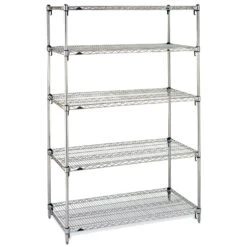 Metro 5A557C Super Adjustable Super Erecta 24 X 48 X 74" Starter Kit