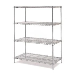 Metro EZ2436NC-4 Super Erecta 24" X 36" Chrome Convenience Pak Unit
